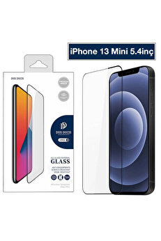 captainsmoda Dux Ducis iPhone 13 Mini 5.4inç Tempered Cam Ekran Koruyucu 10D Full Kaplama-(5775) - HRN5541-3778