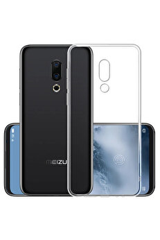 gizmurstore Meizu 16 Plus Kamera Korumalı Ultra Koruma Silikon Kılıf-(5775) - GMS9190-9283