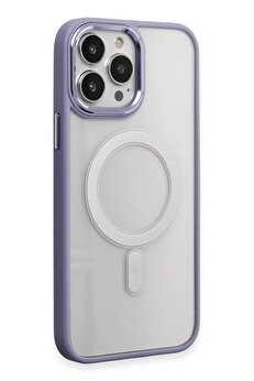 Toptan Bulurum iPhone 15 Pro Kılıf Room Magneticsafe Silikon - Lila