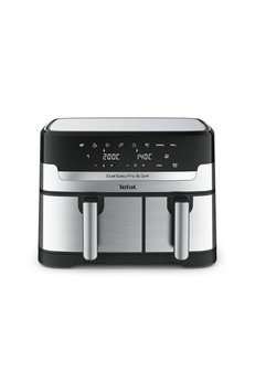 Tefal Easy Fry Dual Az Yağlı Çift Hazneli Fritöz - 8.3L Aile Boyu Kapasite Airfryer
