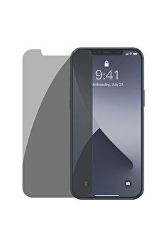 gizmurstore İPhone 12 mini 03mm Anti Spy Tempered Cam Ekran Koruyucu 2 Adet Set-(5775) - GMS5506-7876