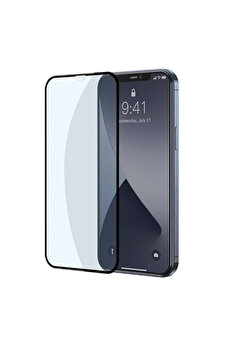 Lokal Marketing İPhone 12-12 Pro 0.3MM Full Anti Blue Light Tempered Cam Ekran Koruyucu 2Adet Set-( - LKM9618-1821