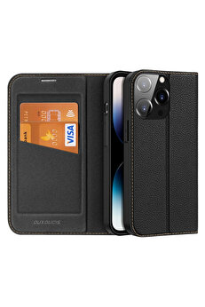 CepteToptan Dux Ducis iPhone 14 Pro 6.1 Kılıf Skin X2 Series PU Deri Manyetik Kapaklı Kı - DROPX3848-7841