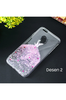 gizmurstore iPhone SE3-SE2 İPhone 8-7 Kılıf 3d Diamond Elbise Şeffaf Silikon Kılıf-(5775) - GMS4055-1010