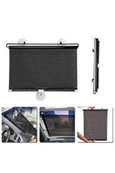 CepteToptan Araba Araç içi Katlanabilir Araç Oto Ön Cam Güneşlik Branda 50x125cm-(1903 - DROPX8054-2715
