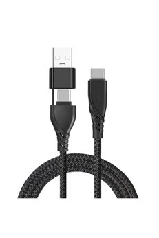 CepteToptan ALLY 2in1 USB Type C To PD Kablosu+USB Kablo-(1903) - DROPX4980-4712