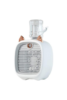 gizmurstore EZERE Hava Nemlendiricili Masaüstü Fan Taşınabilir Mini Klima Soğutucu-(5775) - GMS1775-8324