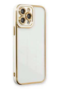 CepteToptan iPhone 13 Pro Kılıf Liva Lens Silikon - Beyaz - DROPX9759-1852