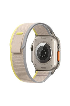 LaCend Ally Apple Watch 7-8 45mm 6-5-4 44mm Watch Ultra 49mm Field Loop Kayış Kordon 3-2- - LC7205-5967