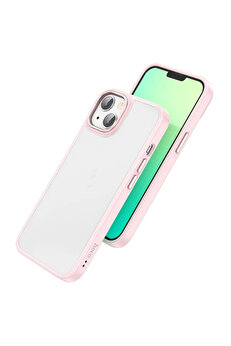 gizmurstore Hoco iPhone 14 Plus Golden Shield Frosted Silikon Telefon Kılıfı-(5775) - GMS2961-3209