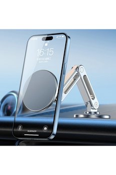 CepteToptan Alüminyum Araç İçi Torpido  Uyumlu Üstü Manyetik Telefon Tutucu