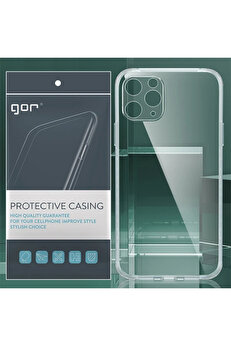 gizmurstore GOR İPhone 11 Pro Max 6.5 inch Kamera Korumalı Şeffaf Silikon Kılıf-(5775) - GMS9276-4323