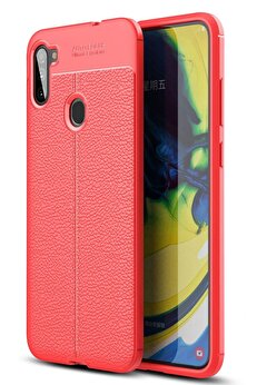 Toptan Bulurum Samsung Galaxy A11 Kılıf Auto Focus Kapak - Kırmızı