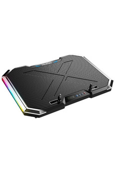 gizmurstore MC Q8 6 Fanlı Oyuncu Notebook Soğutucu Stand Yükseklik Ayarlanabilir Led Işıkl? - GMS9930-9909
