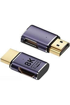 CepteToptan ALLY HDMI To HDMI 8K 2.1UHD Mıknatıs Başlıklı Çevirici Otg Adaptör-(1903) - TOABM6232-5294