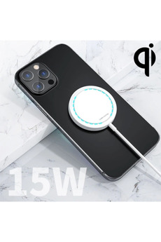 gizmurstore Wekome Magsafe 15W Ultra İnce Mıknatıslı Kablosuz Wireless Şarj-(5775) - GMS1068-9303