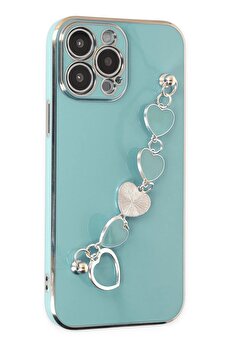 Toptan Bulurum iPhone 13 Pro Kılıf Esila Silikon - Su Yeşili
