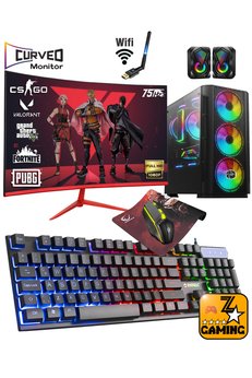 Zeiron Sx75 i7-860 8GB 256GB SSD GT730 4GB Ekran Kartı 23.8" Curved Oyuncu Masaüstü Bilgisayar