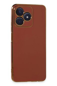 CepteToptan Realme C53 Kılıf Volet Silikon - Kırmızı - DROPX6402-1770
