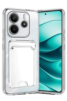 CepteToptan Xiaomi Redmi Note 14 4G Kılıf Kart Şeffaf Silikon - Şeffaf - DROPX6357-7073