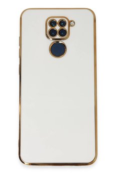 CepteToptan Xiaomi Redmi Note 9 Kılıf Volet Silikon - Beyaz - DROPX3676-6619
