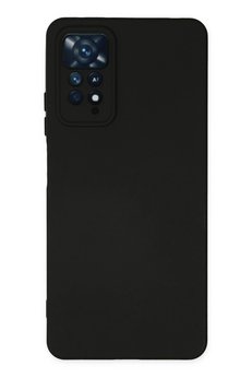 CepteToptan Xiaomi Redmi Note 11 Pro Kılıf Nano içi Kadife Silikon - Siyah - DROPX6943-5066