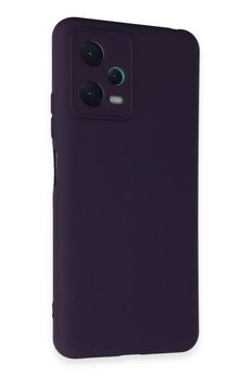CepteToptan Xiaomi Redmi Note 12 5G Kılıf Nano içi Kadife Silikon - Mor - DROPX1945-1779