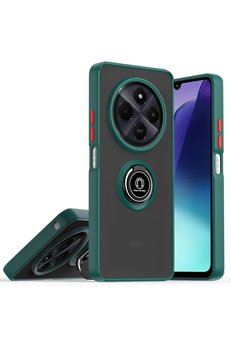 CepteToptan Realme C75 4G Kılıf Montreal Yüzüklü Silikon Kapak - Yeşil - DROPX2929-4707
