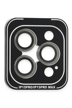 CepteToptan iPhone 15 Pro Max PVD Metal Kamera Lens - Gri - DROPX8801-8806