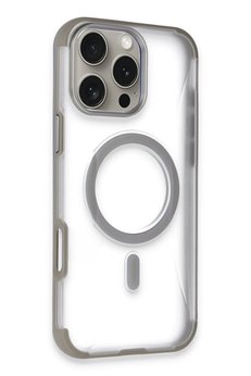 CepteToptan iPhone 14 Pro Max Hilton Magsafe Kapak - Titan Gri - DROPX9073-6400