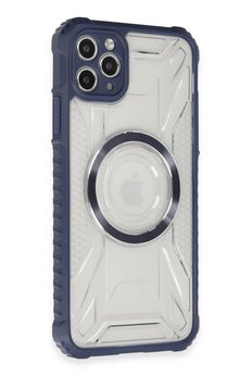 CepteToptan iPhone 11 Pro Max Kılıf Prag Magneticsafe Kapak - Lacivert - DROPX5455-1551