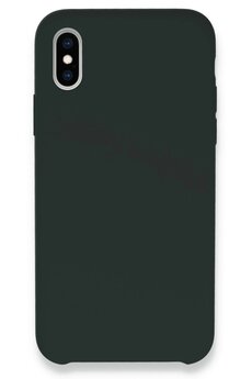 CepteToptan iPhone XS Max Kılıf Lansman Legant Silikon - Koyu Yeşil - DROPX4270-7934