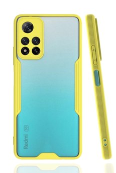 CepteToptan Xiaomi Redmi Note 11 Pro Plus 5G Kılıf Platin Silikon - Sarı - DROPX5900-6866