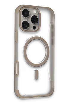 CepteToptan iPhone 16 Pro Max Hilton Magsafe Kapak - Gold - DROPX9925-5151