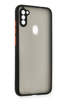 CepteToptan Samsung Galaxy A11 Kılıf Montreal Silikon Kapak - Siyah - DROPX7200-3552