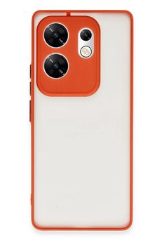 CepteToptan İnfinix Zero 30 4G Uyumlu Kılıf Montreal Silikon Kapak - Kırmızı -