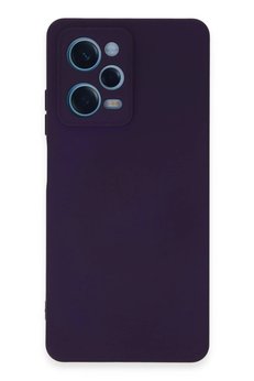 CepteToptan Xiaomi Redmi Note 12 Pro 5G Kılıf Nano içi Kadife Silikon - Mor - DROPX7406-1060