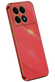 CepteToptan Xiaomi Poco X6 Pro Kılıf Volet Silikon - Kırmızı - DROPX8892-6687