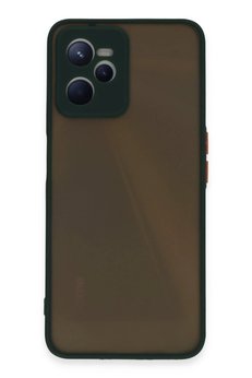 CepteToptan Realme C35 Kılıf Montreal Silikon Kapak - Yeşil - DROPX5052-9412