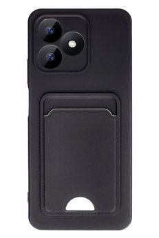 CepteToptan Realme Note 50 4G Kılıf Kelvin Kartvizitli Silikon - Siyah - DROPX4834-1780