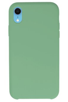 CepteToptan iPhone XR Kılıf Lansman Legant Silikon - Yeşil - DROPX4855-7589