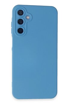 CepteToptan Samsung Galaxy A55 5G Kılıf Nano içi Kadife Silikon - Mavi - DROPX9691-1841