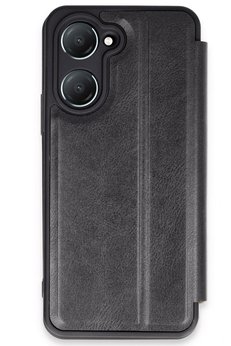 CepteToptan Vivo Y18 Kılıf Flip Cover - Siyah - DROPX5419-6524