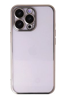CepteToptan iPhone 13 Pro Max Kılıf Lensli Silikon - Gold - DROPX4344-4418