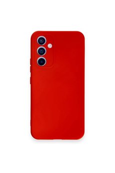 CepteToptan Samsung Galaxy A34 5G Kılıf Nano içi Kadife Silikon - Kırmızı - DROPX9784-6483