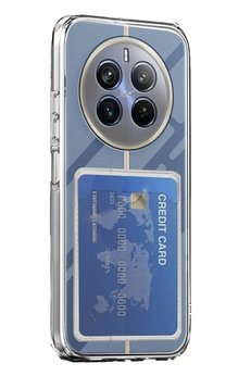 CepteToptan Realme 12 Pro Kılıf Kart Şeffaf Silikon - Şeffaf - DROPX6273-2304