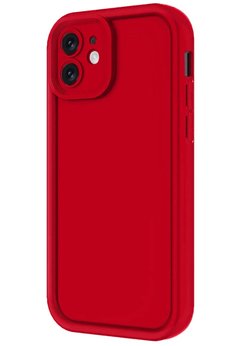 CepteToptan iPhone 11 Kılıf Viera Silikon - Kırmızı - DROPX3271-4313