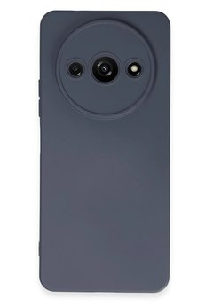 CepteToptan Xiaomi Redmi A3 4G Kılıf Nano içi Kadife Silikon - Gri - DROPX5682-6756