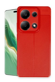 CepteToptan Xiaomi Redmi Note 13 Pro 4G Kılıf Auto Focus Kapak - Kırmızı - DROPX6877-7173