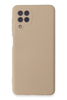 CepteToptan Samsung Galaxy A22 Kılıf Nano içi Kadife Silikon - Pudra - DROPX5110-3769